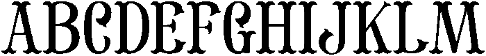 Mateo Regular otf (400) Font UPPERCASE