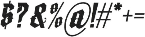 Matgard-Italic otf (400) Font OTHER CHARS