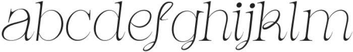 Mathe Netha Italic otf (400) Font LOWERCASE