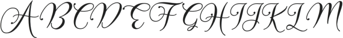 Mathella Italic Italic otf (400) Font UPPERCASE