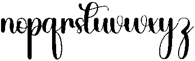 Mathematics Regular otf (400) Font LOWERCASE