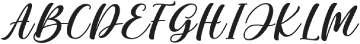 Matheny Regular otf (400) Font UPPERCASE