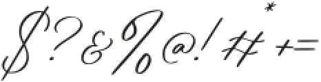 Mathilda Calligraphy otf (400) Font OTHER CHARS