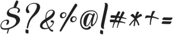 Mathilda Italic Italic otf (400) Font OTHER CHARS