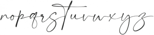 Mathilda Signature Regular otf (400) Font LOWERCASE