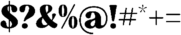 Mathreal otf (400) Font OTHER CHARS