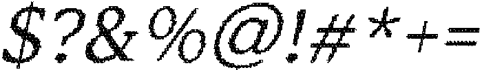 Matina Rounded Disco Italic otf (400) Font OTHER CHARS