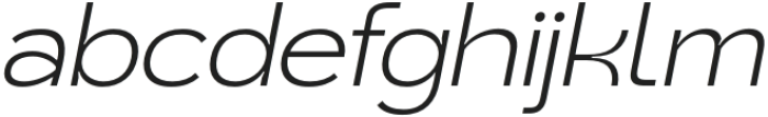 Matio ExtraLight Italic otf (200) Font LOWERCASE