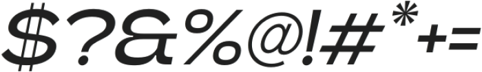 Matio Regular Italic otf (400) Font OTHER CHARS