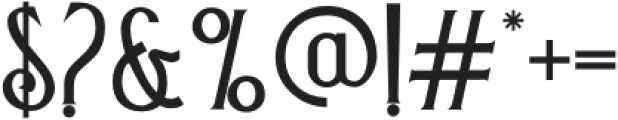 Matrike-Regular otf (400) Font OTHER CHARS
