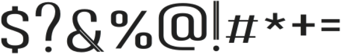 Matrock Regular otf (400) Font OTHER CHARS