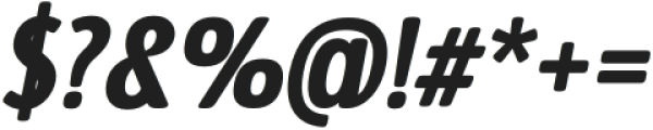 Matryo Bold Oblique otf (700) Font OTHER CHARS