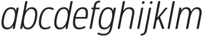 Matryo Light Oblique otf (300) Font LOWERCASE