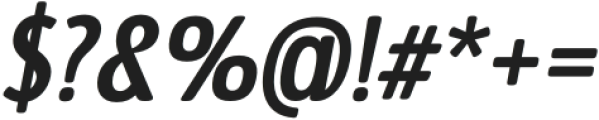 Matryo Medium Oblique otf (500) Font OTHER CHARS