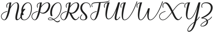 Mattalia Regular otf (400) Font UPPERCASE