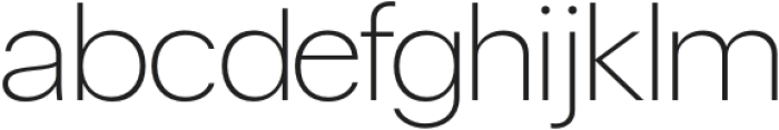 Matte Extra Light otf (200) Font LOWERCASE