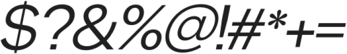 Matte Italic otf (400) Font OTHER CHARS