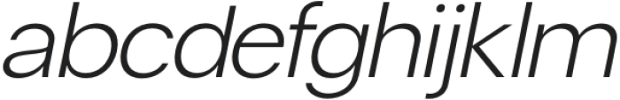 Matte Light Italic otf (300) Font LOWERCASE