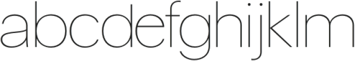 Matte Thin otf (100) Font LOWERCASE