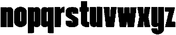 Mattel  Bold otf (700) Font LOWERCASE