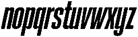 Mattel Italic otf (400) Font LOWERCASE