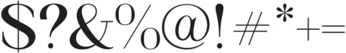 Matterdi Regular otf (400) Font OTHER CHARS