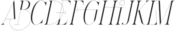 Maturation Light Italic otf (300) Font LOWERCASE