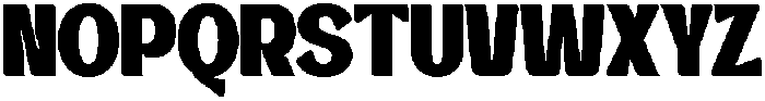 Matzy Food Regular otf (400) Font UPPERCASE