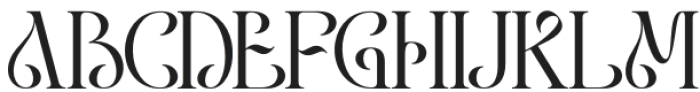 Maure-Regular otf (400) Font UPPERCASE