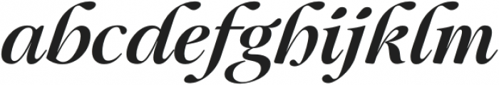 Mauren SemiBold Italic otf (600) Font LOWERCASE