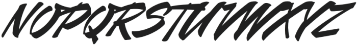 Mauritz Black Italic otf (900) Font UPPERCASE