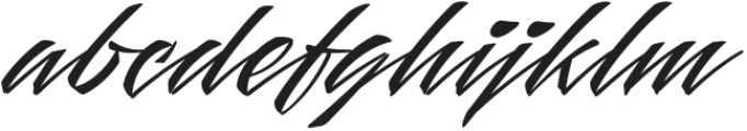 Mauritz Light Italic otf (300) Font LOWERCASE