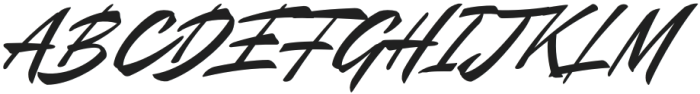 Mauritz Regular Italic otf (400) Font UPPERCASE