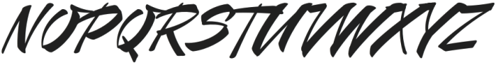 Mauritz Sans Italic Bold otf (700) Font UPPERCASE