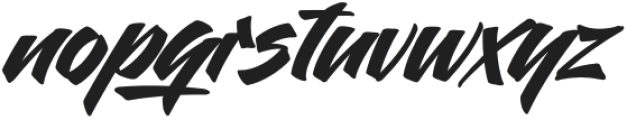 Mauritz Sans Italic Bold otf (700) Font LOWERCASE