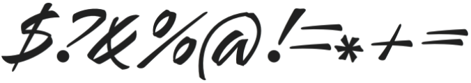 Mauritz Sans Italic Regular otf (400) Font OTHER CHARS