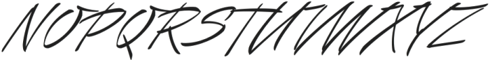 Mauritz Thin Italic otf (100) Font UPPERCASE