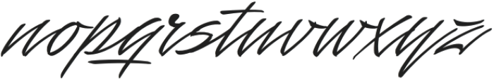Mauritz Thin Italic otf (100) Font LOWERCASE