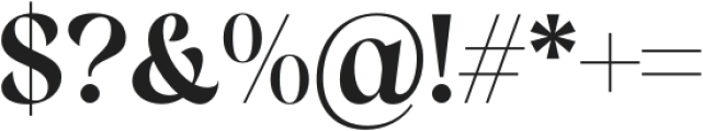 Mavela otf (400) Font OTHER CHARS