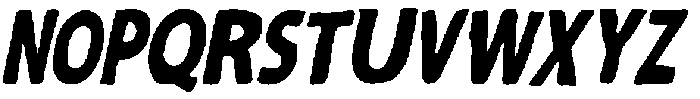 MavellaOblique otf (400) Font UPPERCASE