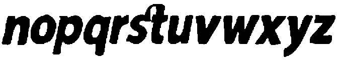MavellaOblique otf (400) Font LOWERCASE