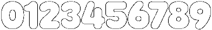 Mavelo Outline otf (400) Font OTHER CHARS