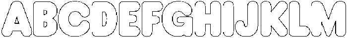 Mavelo Outline otf (400) Font UPPERCASE