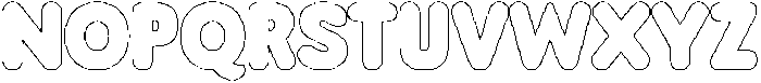 Mavelo Outline otf (400) Font UPPERCASE