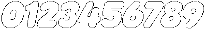 Mavelo Slanted Outline otf (400) Font OTHER CHARS
