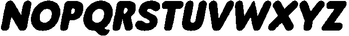Mavelo Slanted otf (400) Font UPPERCASE
