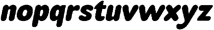 Mavelo Slanted otf (400) Font LOWERCASE