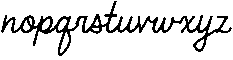Mavericks Regular otf (400) Font LOWERCASE