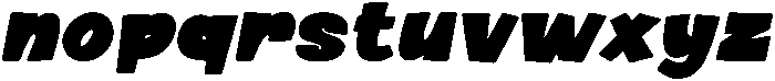 Maverixe Slant otf (400) Font LOWERCASE