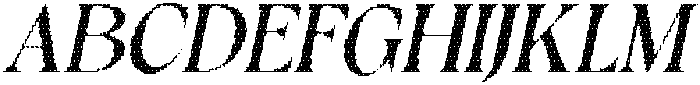 Maverly Disco Italic otf (400) Font UPPERCASE